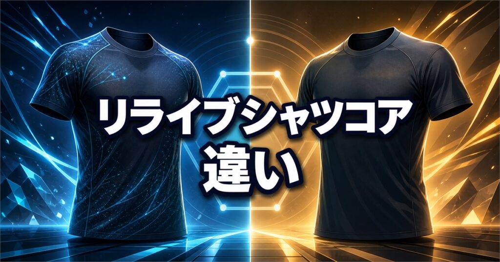 リライブシャツコア 違いを通常版との比較で確認し、自分に合う一着を選ぶ