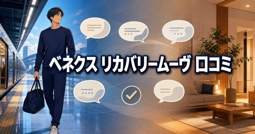 ベネクスリカバリームーヴの口コミを移動時の使用シーンとレビューで検証
