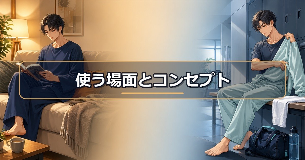 ベネクスのリフレッシュとリチャージの使う場面とコンセプトの違い(リラックスか運動後か)