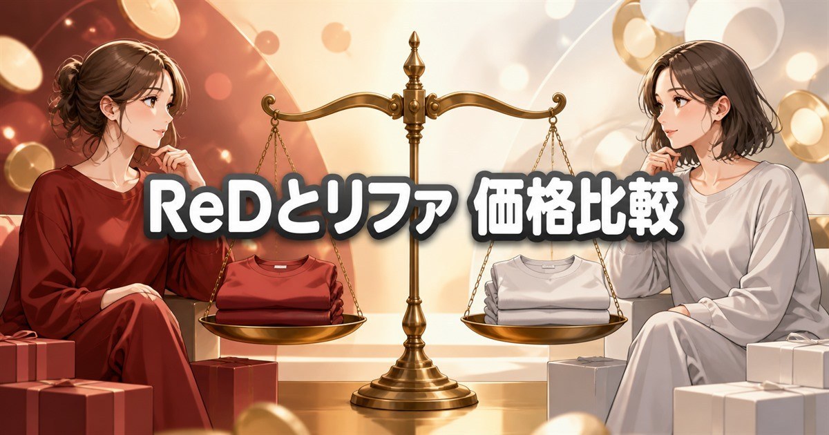 ReDとリファの寝る用セットの価格を比較