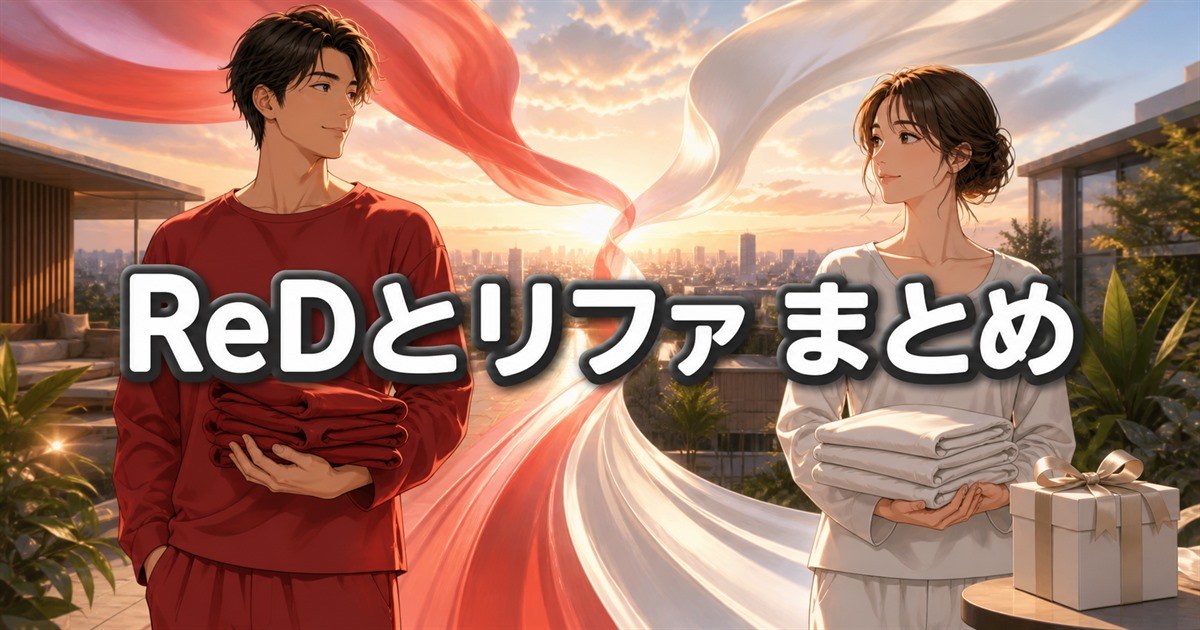 まとめとして毎日ケアはReDでご褒美と贈り物はリファ バイタルウェア