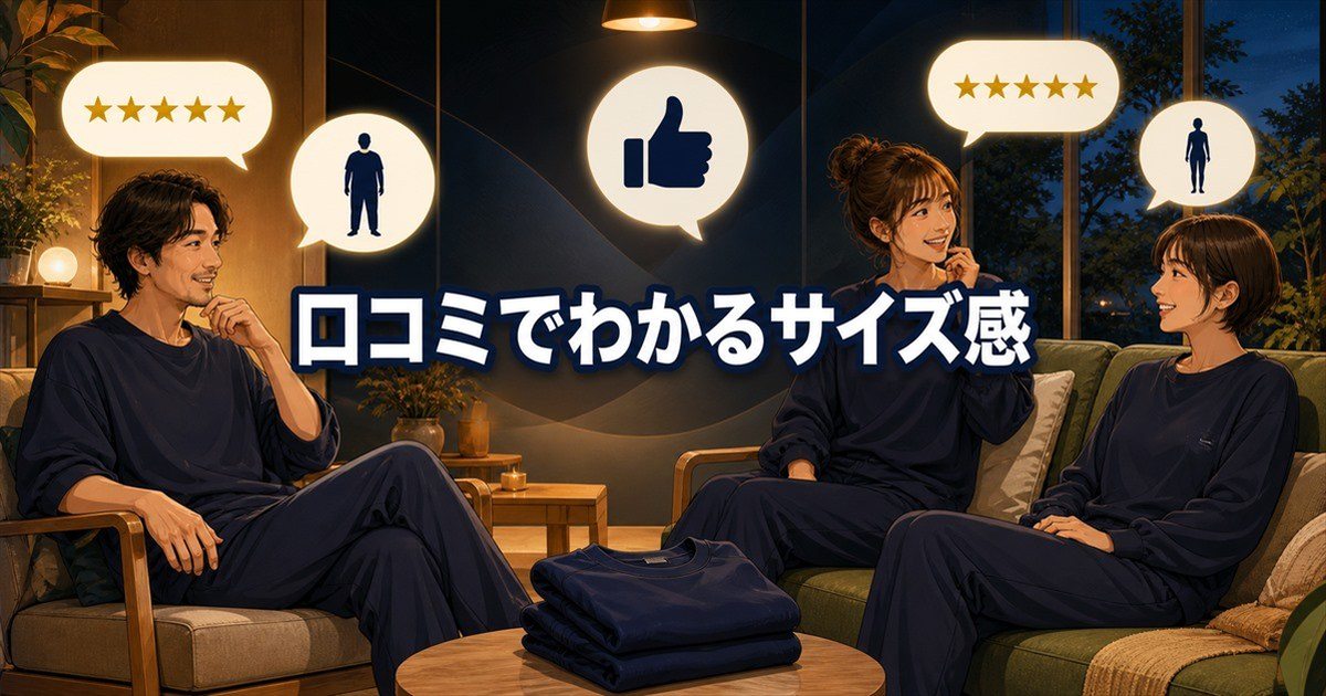 利用者の口コミからわかるベネクス リカバリーウェアのサイズ感