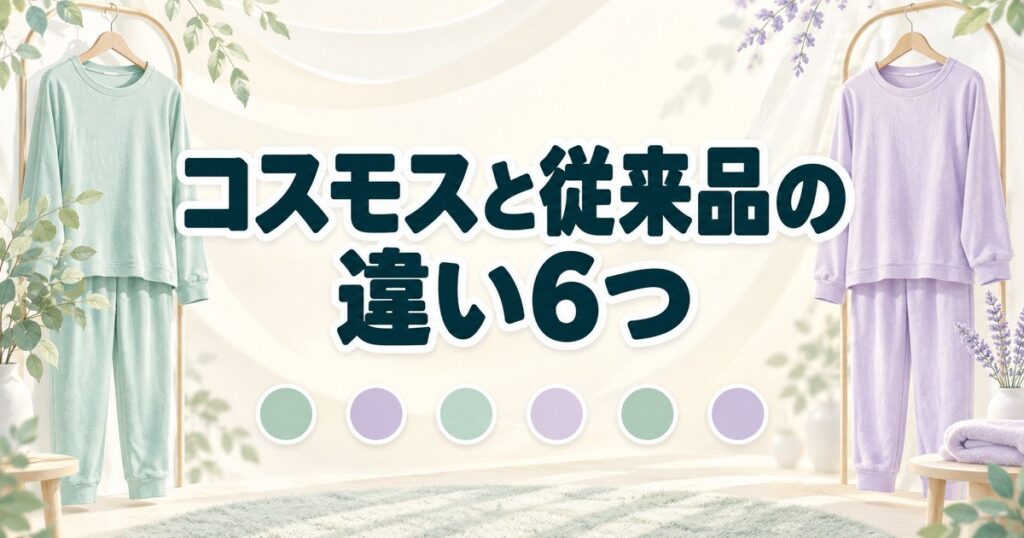 メディヒールのコスモスと従来品の違い6つを比較