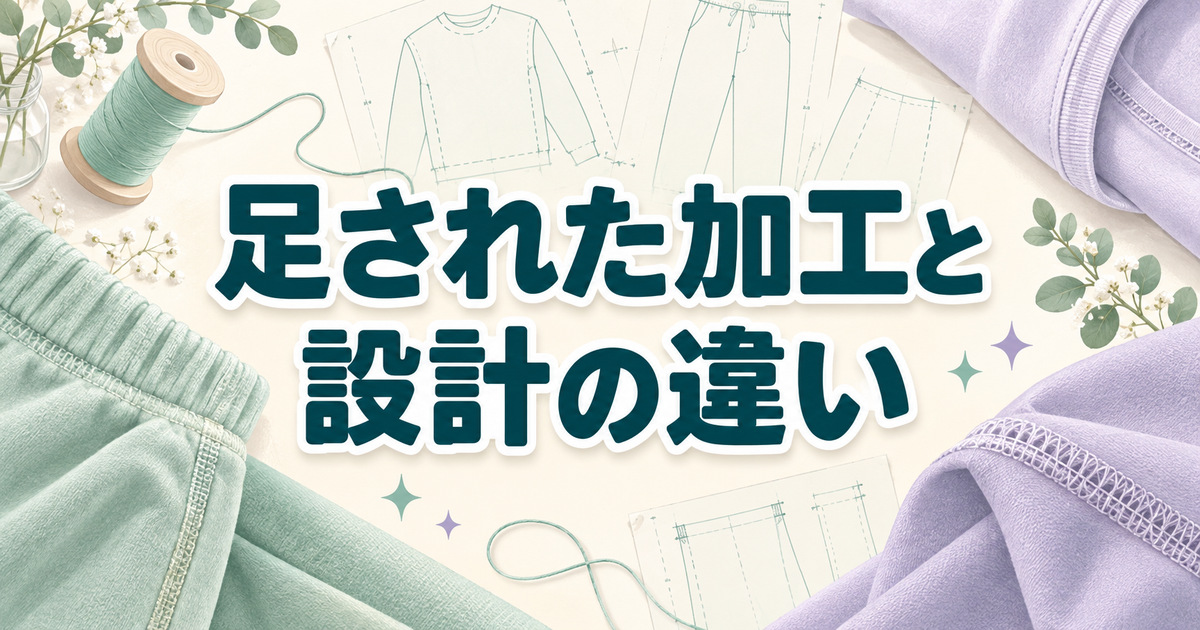 メディヒールのコスモスに足された加工と設計の違い
